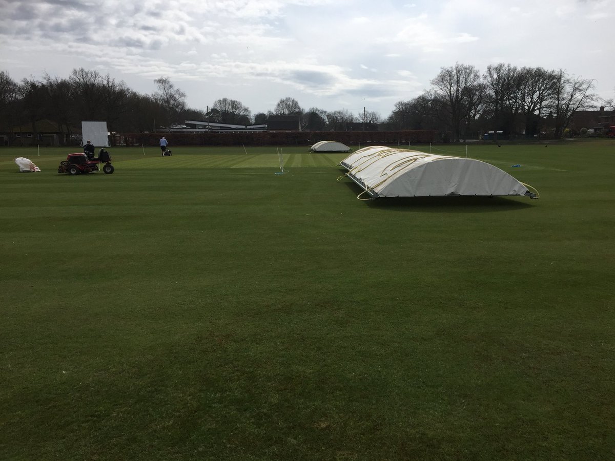 WoodhallSpaCC's tweet image. Had at work trying to get the ground ready for a week’s time #prayfornorain @SheffieldColCC