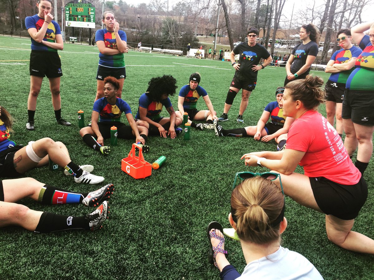 Saturday’s a rugby day! We are so excited and grateful to have <a href="/KittWagner/">Kitt Wagner Ruiz</a> back in ATL to coach our Quins playing in the Life 7s Tournament! Cheers to all the rugby being played today #ahwrfc #womensrugby
