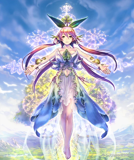 シャドウバース新弾でユグドラシル描かせていただきました! #shadowverse 