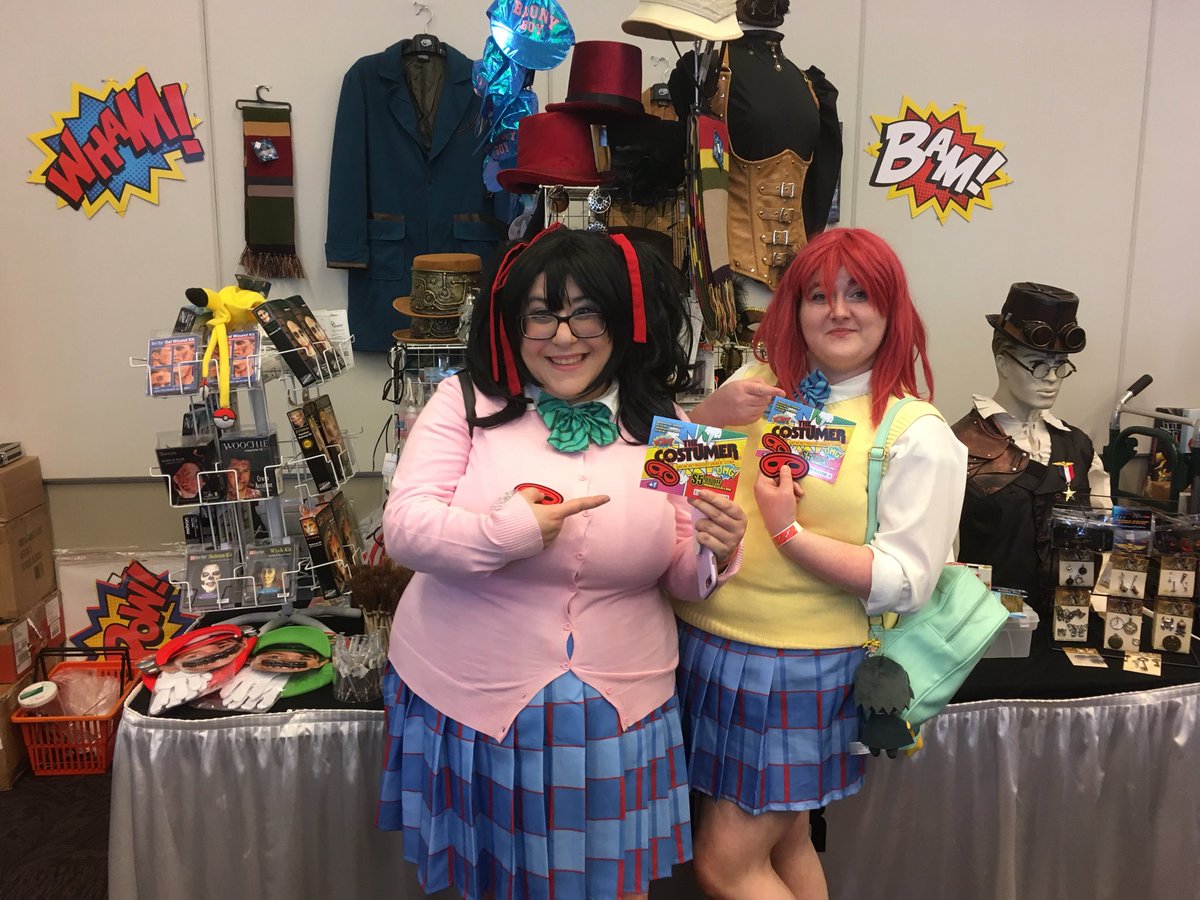 the_costumer's tweet photo. Seeing some of our regular customers!!
#saratoga #comicon #cosplay #costumes #thecostumer https://t.co/lGIvWrGryS