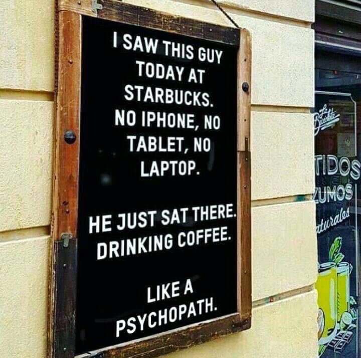 anderspreben's tweet photo. It’s #coffeetime! ☕️

“He just sat there drinking #coffee at @Starbucks ...” 😀

#Weekend | #SocialMedia https://t.co/T0aMkzhKzc