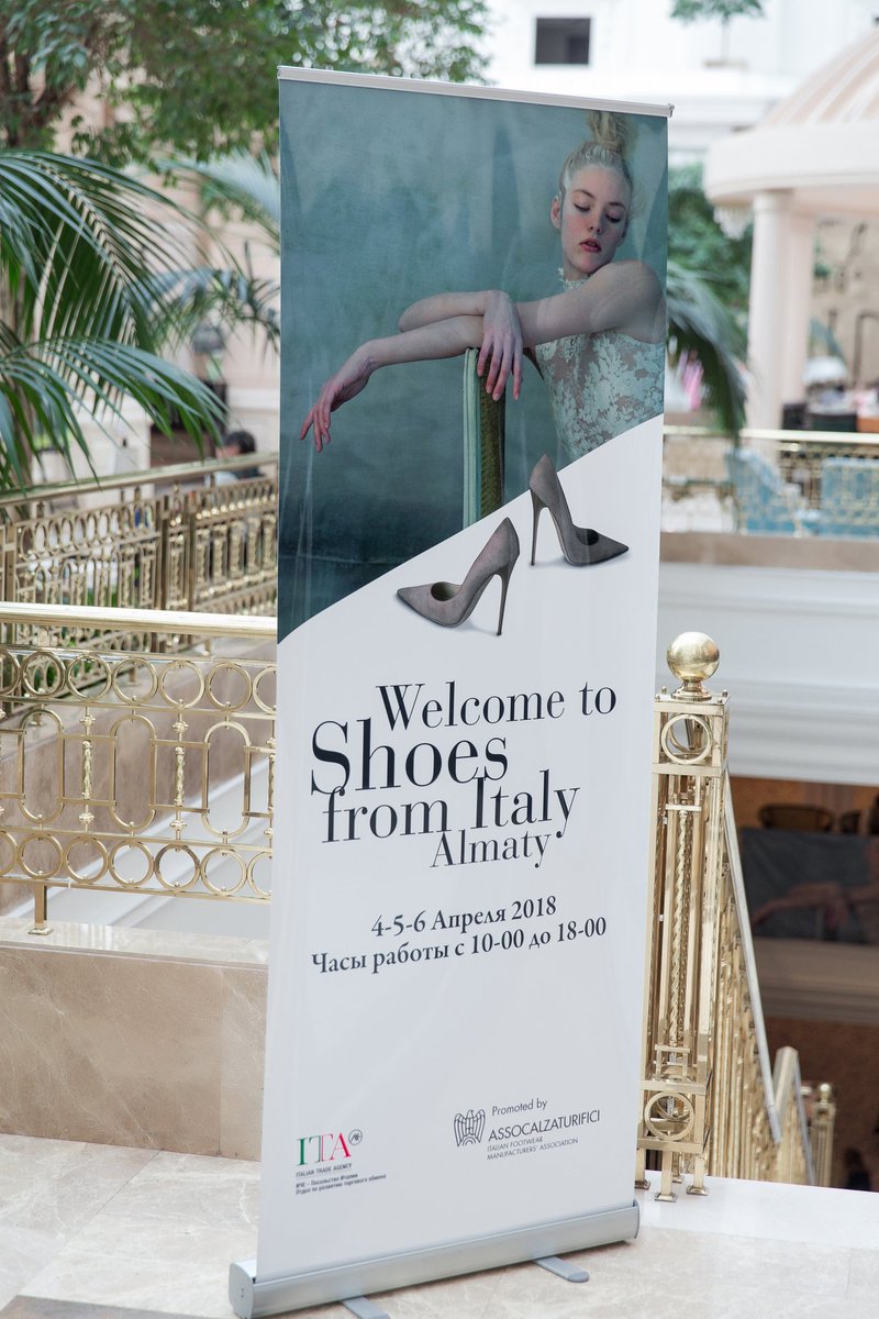ITAAlmaty's tweet image. Shoes from Italy. Almaty, 4-5-6 aprile 2018. @Itaalmaty, @Itfootwear #rixosalmaty