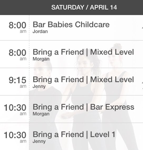BarMethodTampa's tweet photo. Sustainability Fair is Sat 4/14! Class is 🆓 for new friends & members who bring a friend to learn how to 💙🌎♻️ | #BarIsLife #BarBabies #SaveThePlanet https://t.co/L1WTpNjzxT