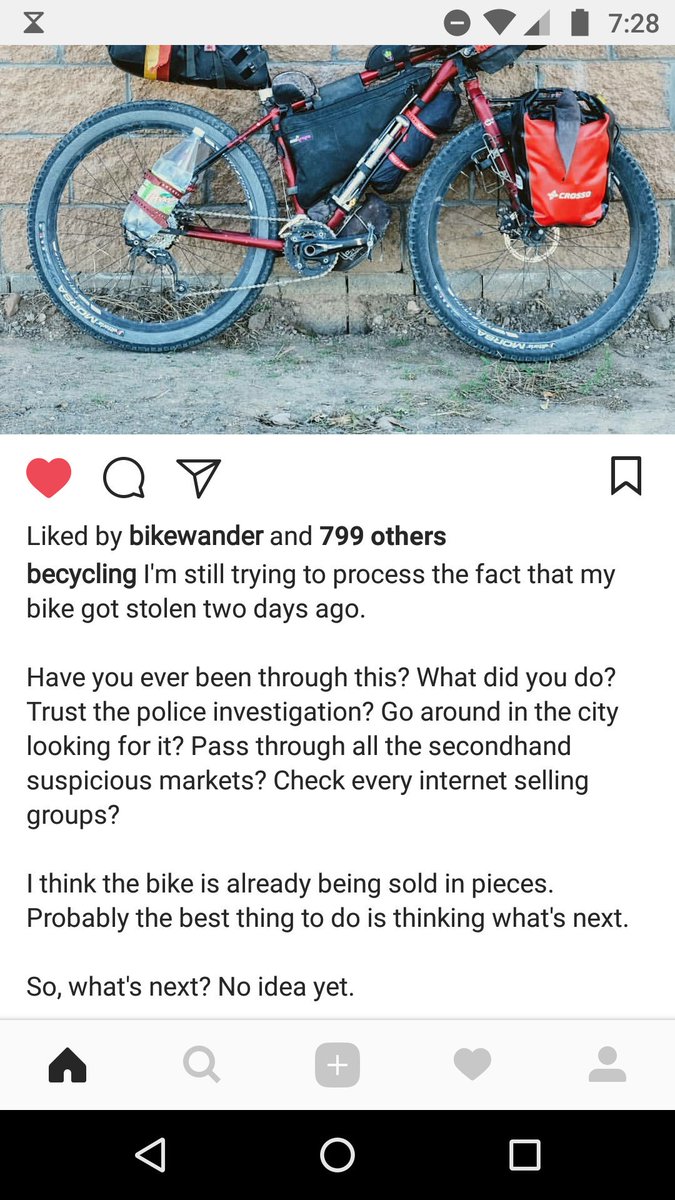 Rfa_DGP's tweet photo. @BicisRobadasMX viajando por el mundo. Llevan 26 países y les roban la bici en México. ¡Ayudemos a encontrarla!
Su cuneta en IG BeCycling #BeCycling @calaveritabike @TuEnBici RT https://t.co/d1LW6IbW9W https://t.co/aNnGGrZrSs