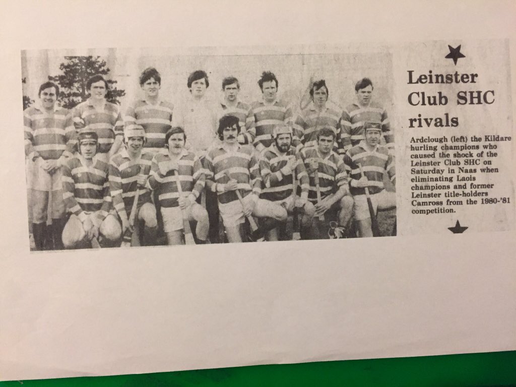DuaneEnda's tweet photo. Ardclough team that defeated Camross of Laois in 1981 Leinster Hurling Club championship https://t.co/pY0rW5C2hU