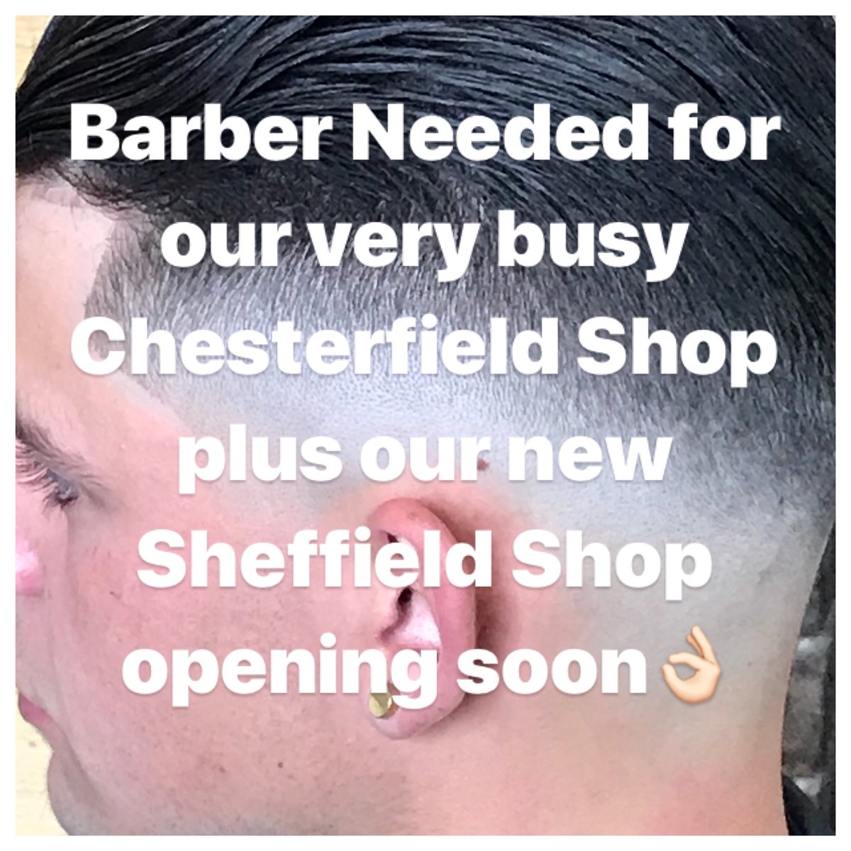 LTZBarbers's tweet photo. #barber #barbershop #barberjobs #jobs #chesterield @BarberJobsUK @Sheffieldis #sheffield @BeardedVillains โ๏ธ๐ฉ๐๐ป https://t.co/gNZ04r086h