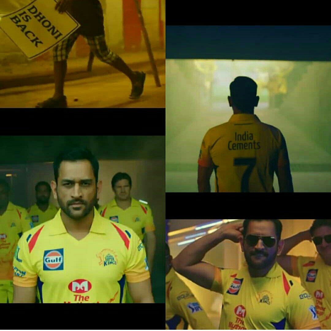 roopeshsarkar's tweet photo. #welcomebackmahi
#welcomebackcsk
#CSKReturns
#ipl2018 https://t.co/aSAk0WDn1T