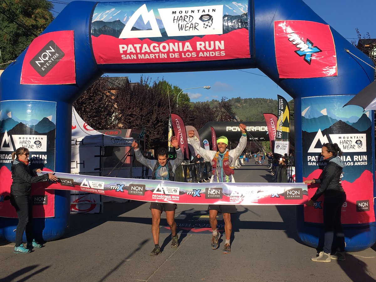 trailrunarg's tweet photo. Maxi Lopez y Gustavo Reyes triunfan juntos en las 100 millas de #PatagoniaRun en 21:45:15. https://t.co/GOhwGOmyfo