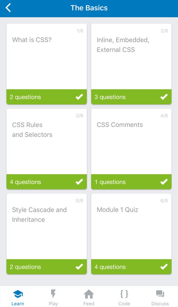anthonydlarsen's tweet image. R1D90 Last night I completed the basics section of the @SoloLearn #CSS course & I started chapter 5 in #JavascriptForKids #100DaysOfCode #CodeNewbie