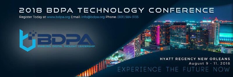 See you <a href="/BDPA/">BDPA</a> at your Annual Technology Conference in New Orleans Aug 9-11, 2018! #BDPA #professionaldevelopment #IT #STEM #Gaming #MobileApp #HSCC #BETF #BDPAFuture <a href="/MnSTEMpartners/">Minnesota STEM Partnership</a> #NOLA #WhoDat #BigEasy