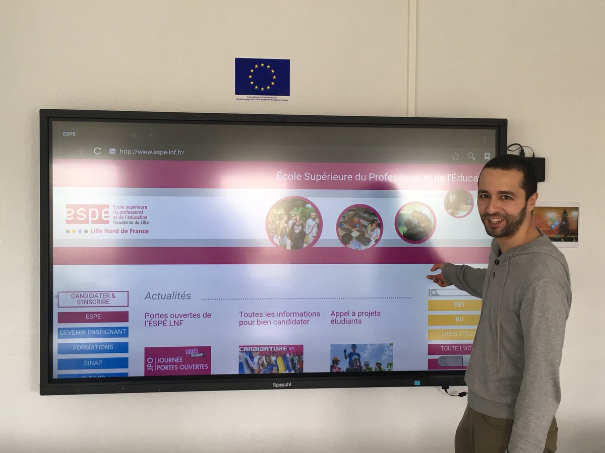 ReseauInspe's tweet photo. Dans le cadre de sa #JPO l’@ESPE_LNF présente son #learninglab récemment inauguré #innovation #pédagogie #numérique https://t.co/ejMEjcg8Ry