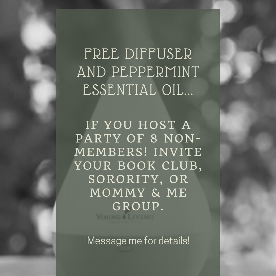 Toxicgranny41's tweet photo. Want a free diffuser plus peppermint oil? Contact me!
#freediffuser #yleo #peppermintessentialoil #toxinfreelife https://t.co/Qds9tiW4lk