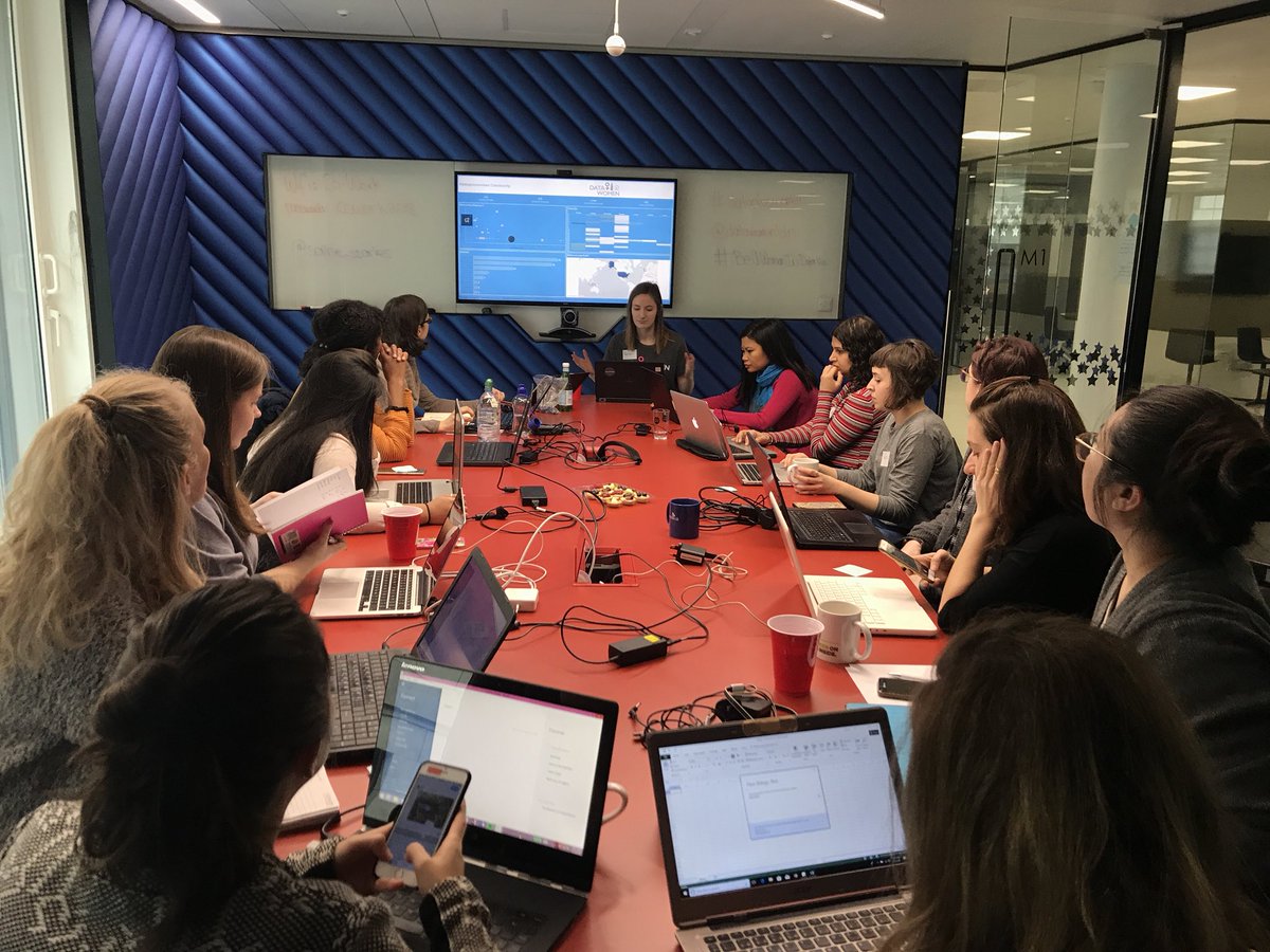 data_hungry's tweet photo. Such an awesome turnout of an inspiring #Tableau rockstars eager to learn new skills at our Saturday full day hands-on session with @tableau at @dataschooluk @infolabUK #BeaWomanInDataViz #DataPlusWoman https://t.co/lbu9KBE3cf