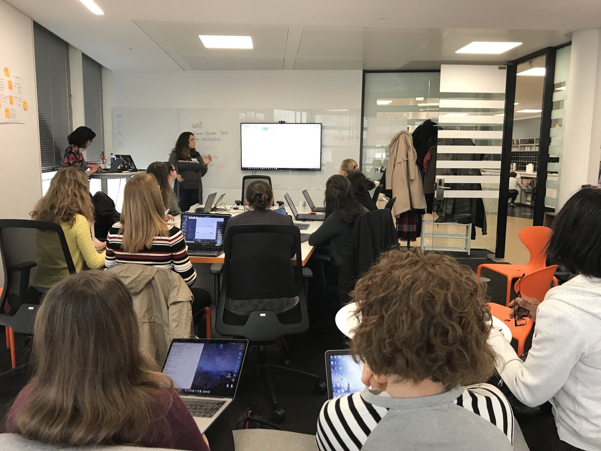 data_hungry's tweet photo. Such an awesome turnout of an inspiring #Tableau rockstars eager to learn new skills at our Saturday full day hands-on session with @tableau at @dataschooluk @infolabUK #BeaWomanInDataViz #DataPlusWoman https://t.co/lbu9KBE3cf