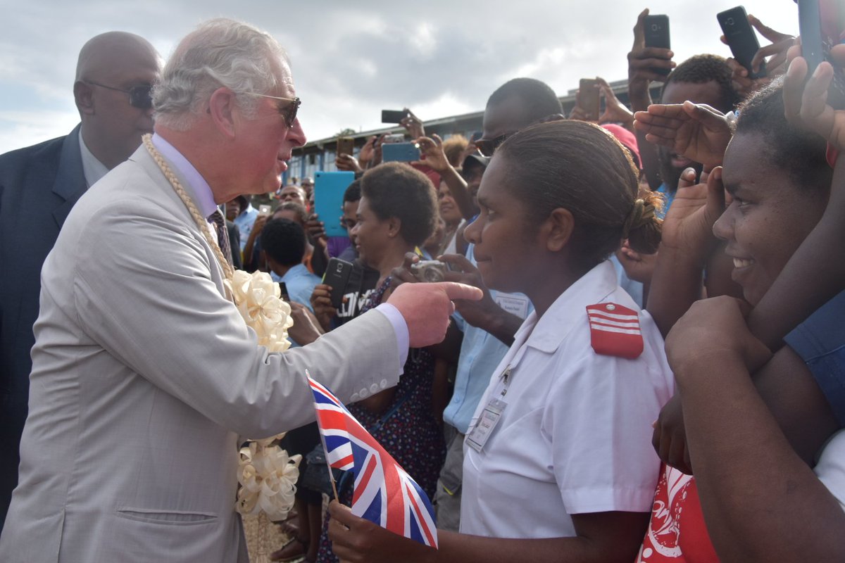 Clarence House on Twitter "The Prince of Wales then visited Port Vila
