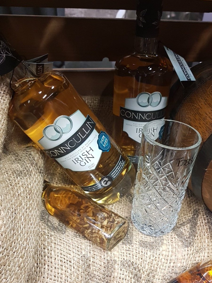 Don't miss on unique Cask Aged Irish Gin from @connachtwhiskey at the @ginexpdublin ! #Conncullin #dublinevent #caskagedgin #mayo