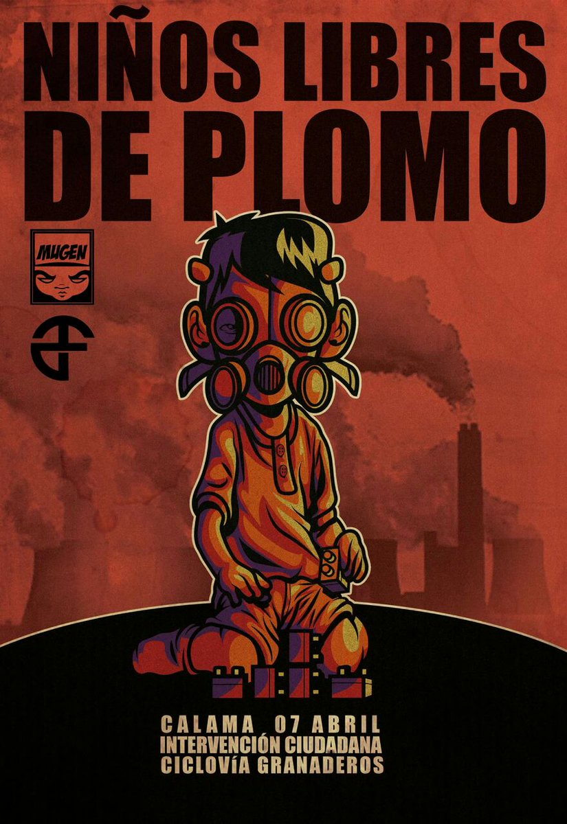 CalamaSinPlomo's tweet photo. ACUSAREMOS campaña de lavado de imagen de la fundición de baterías de plomo RAM RECIMAT.
Exigimos que nuestros niños y niñas de Calama estén libres de plomo. Hoy sábado 7 Únete a las 11.00 am en Granaderos con Central Sur👇
#FueraRam #CalamaSinPlomo cc @mcubillossigall @RBenitezU https://t.co/fuv6r6XEDT