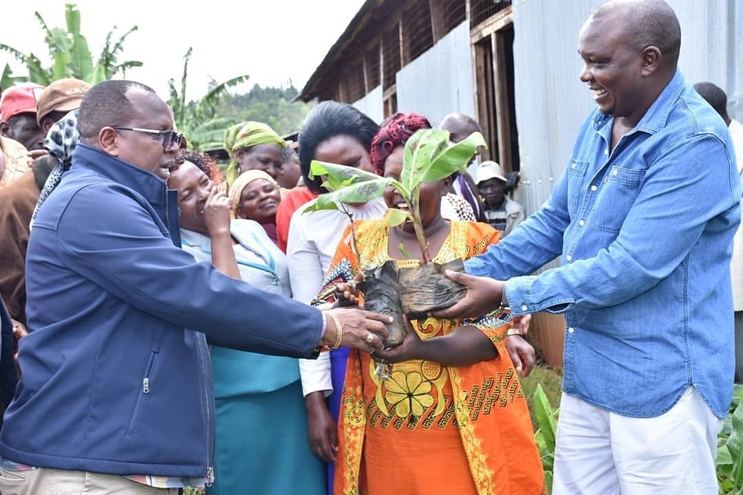 Mp Mathioya Empowerment project launch today, at Mihuti Secondary School in ...