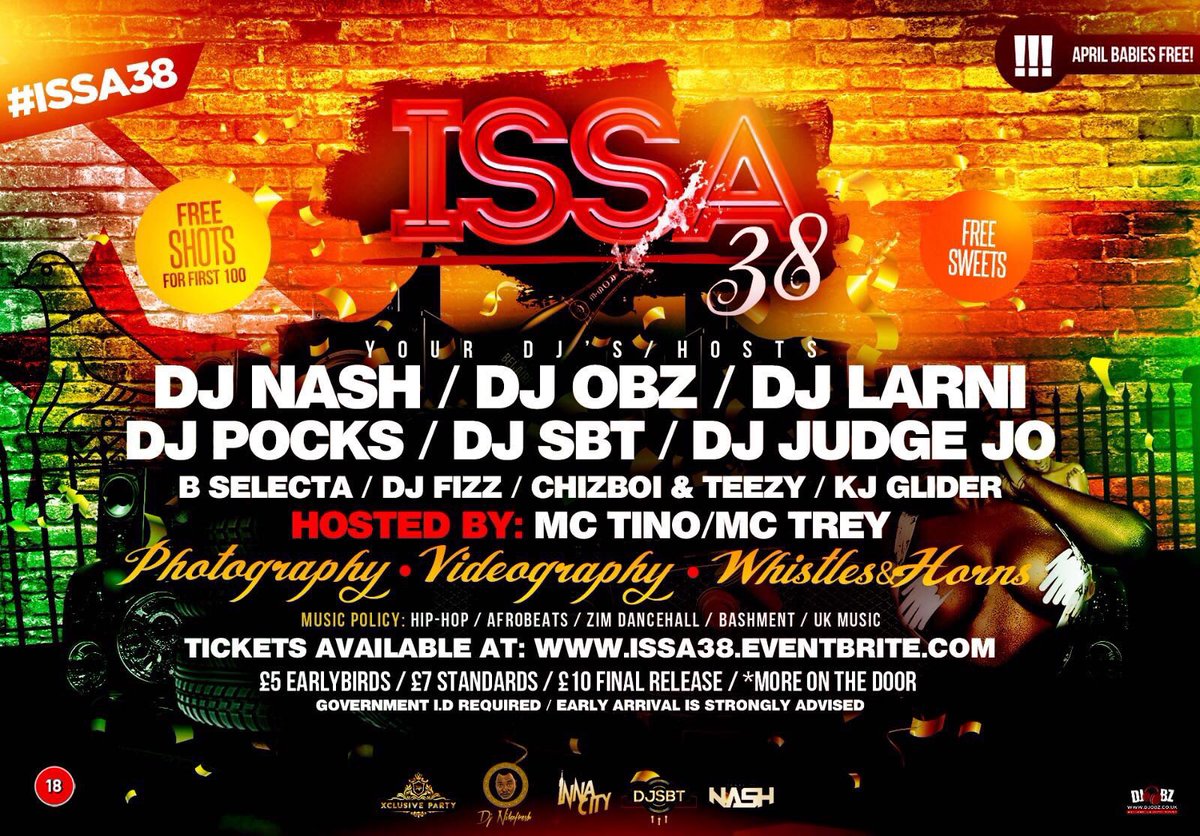 InnaCityNash's tweet photo. @King_Picasoo Keep an eye on your bottles at #Issa38 Birmingham’s gonna be active 😫 https://t.co/na9urBq6MH