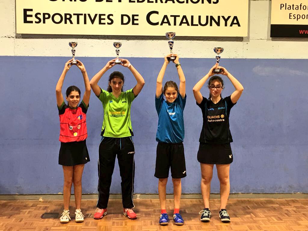 UESC_SantCugat's tweet photo. NOU ÈXIT UESC TT! 🥇 Mariona Munné (UESC-OMET) campiona absoluta de Barcelona en la fase final del Circuit Promeses. Ha guanyat a Julia Higuera del @cnmataro a la final. #UESCTT #infoUESC 🔴⚫️ https://t.co/klHPioBJxO