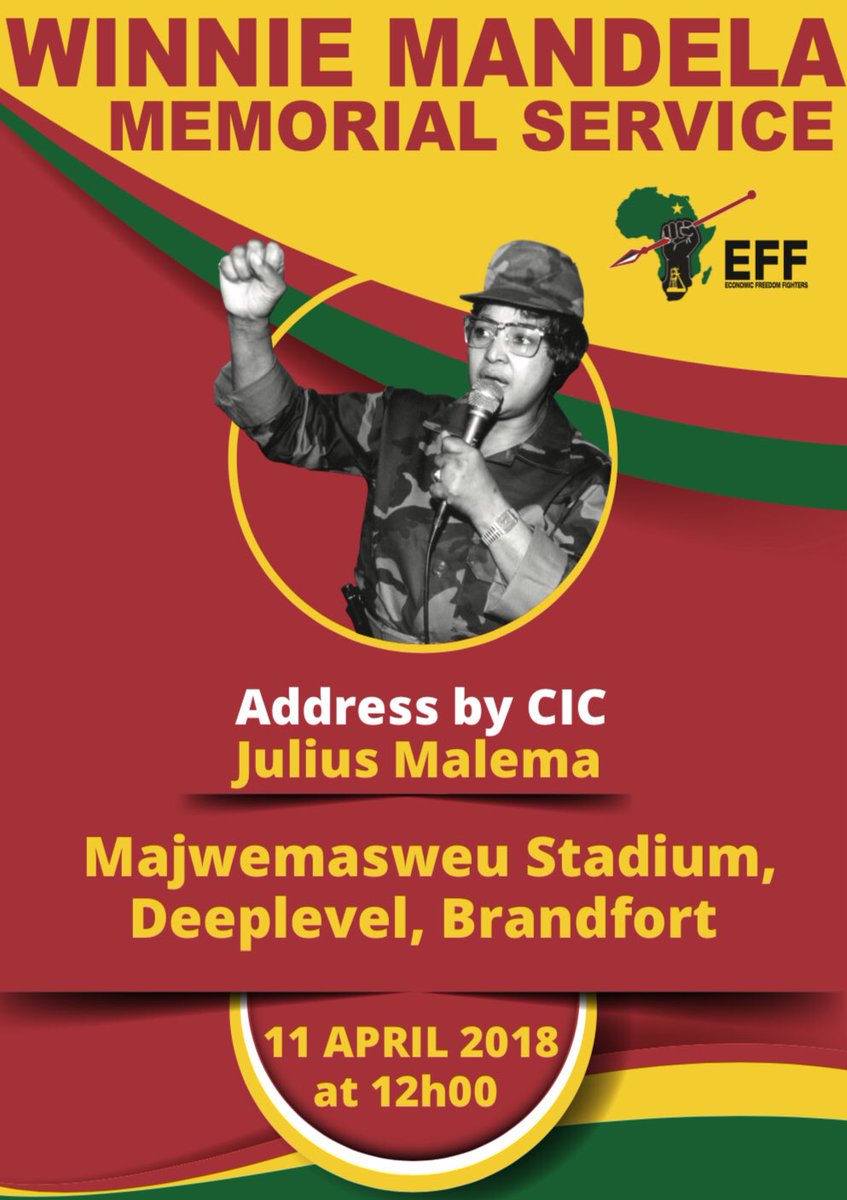 Economic Freedom Fighters tweet media