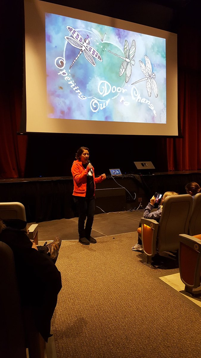 ErinDMThomas's tweet photo. #edcampHALTON is starting!!! Thanks Olivia for kicking it off! https://t.co/qjICktvG2W
