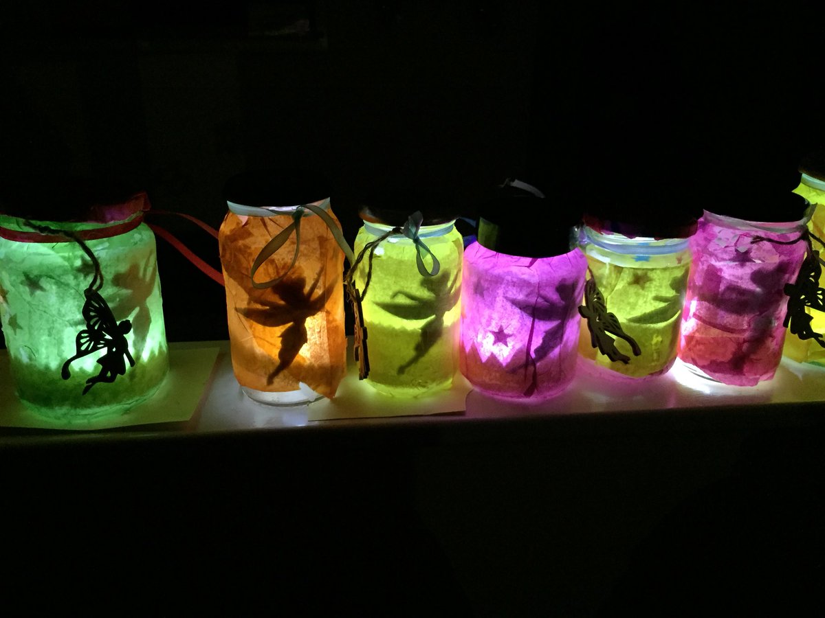 secretguiders's tweet photo. Absolutely fantastic fairy jars made by the Guides. They worked out so well. #fairies #magic #glowforit https://t.co/OKlC4p6pFt