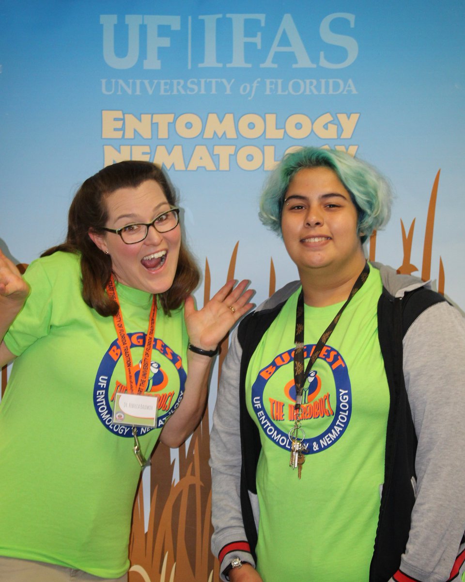 EntomologyClub's tweet photo. BugFest! Let's go! #UFbugs #BugFest2018 #ufbugweek https://t.co/LIeT21X4ni