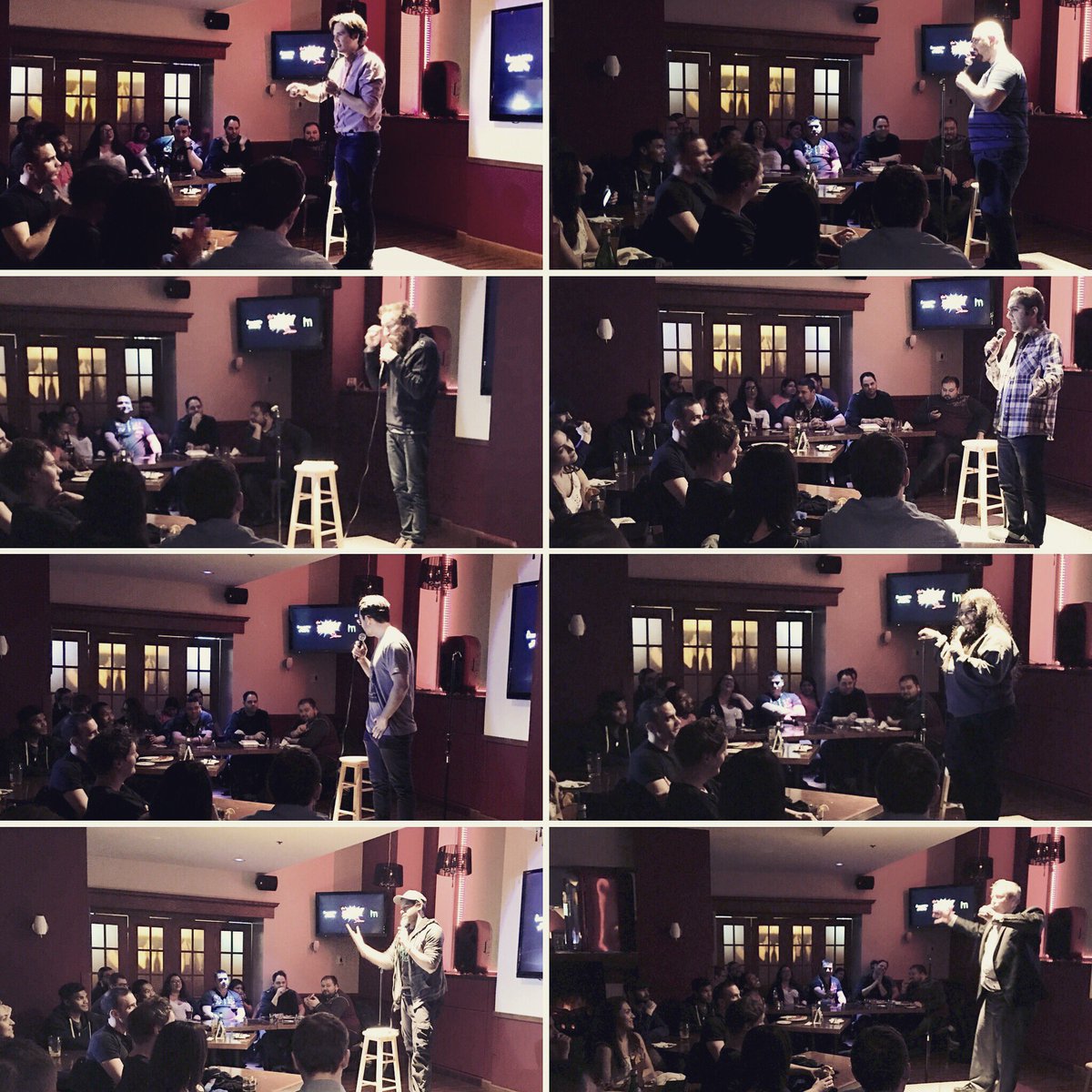 mtlBOOM's tweet photo. Last night’s show was amazing! THANK YOU everyone - next show will happen on FRIDAY April 20th with headliner @PaulBcomedy #montreal #standupcomedy https://t.co/qswGMFJGMr