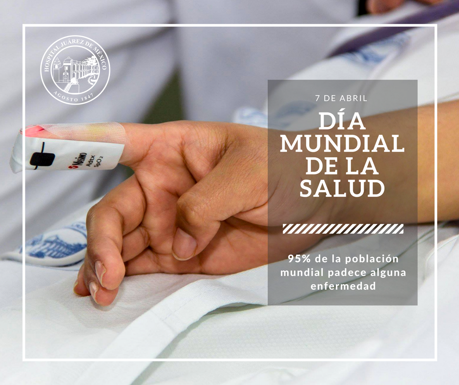 HospitalJuarezM's tweet photo. #DíaMundialDeLaSalud 95% de la población mundial padece alguna enfermedad, acude a revisión una vez al año con tu médico. https://t.co/OScxhO2SNI