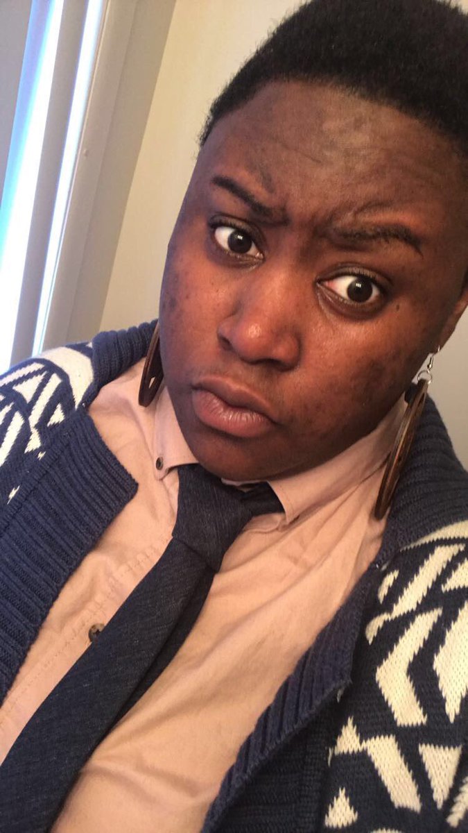 jhsting32's tweet image. Conference attire and my first time serving as an invited commentator on a panel ✊🏾 (peep the haircut 🙌🏾) #Blkgradlife