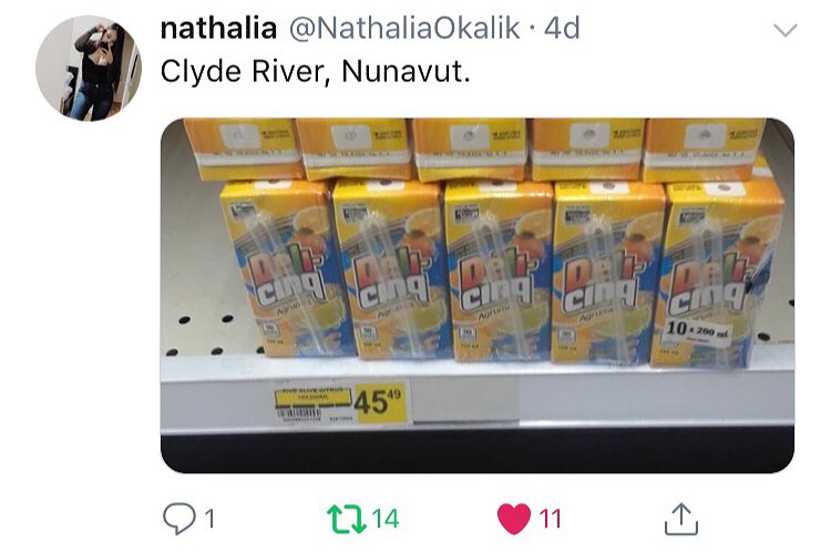 nancyfordephoto's tweet image. White settlers like myself in #Canada, vegan or not, have zero excuse not to educate themselves properly. An easy start is to watch #AngryInuk. Lucille appears not to know much about #foodsecurity in #North. #Inuit survive sustainably off what land and sea provides for centuries.