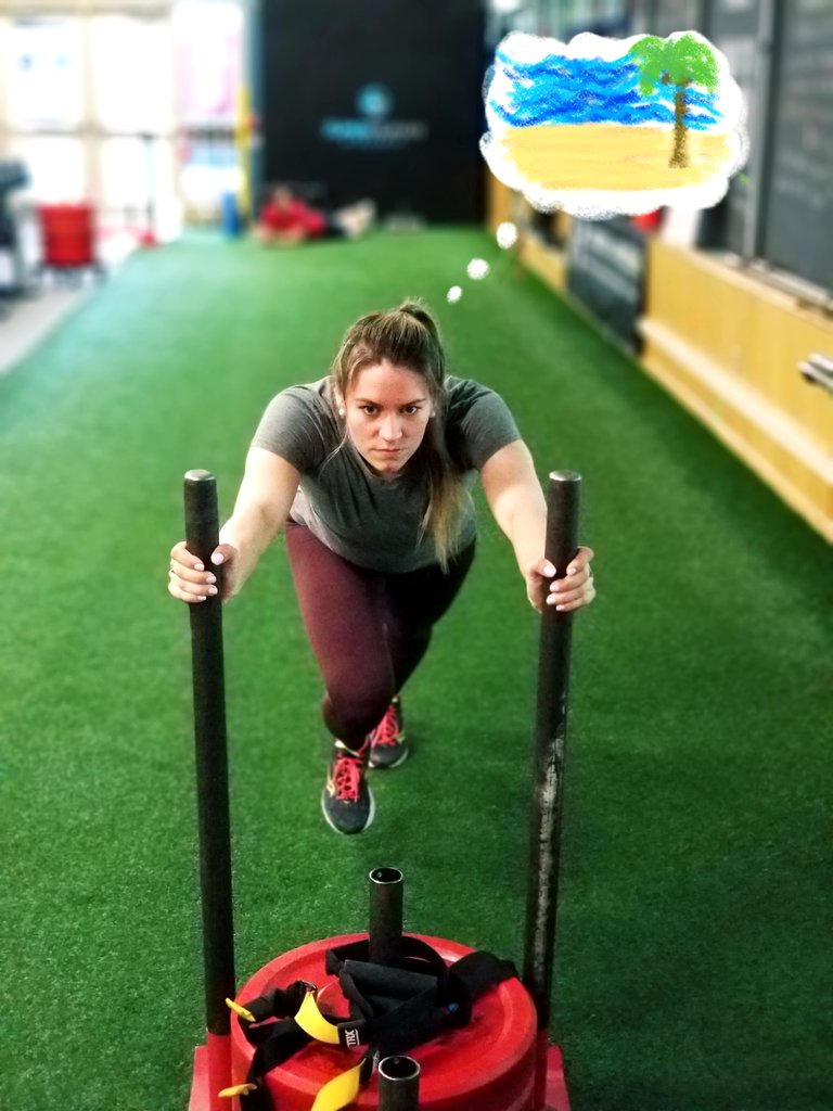 💭Just pushing my beach chair to where the sand meets the water!💭🏖  @womenchampions
Excited to head to the beach next week to unwind &amp; rejuvenate! #vacation #offseason #championher
