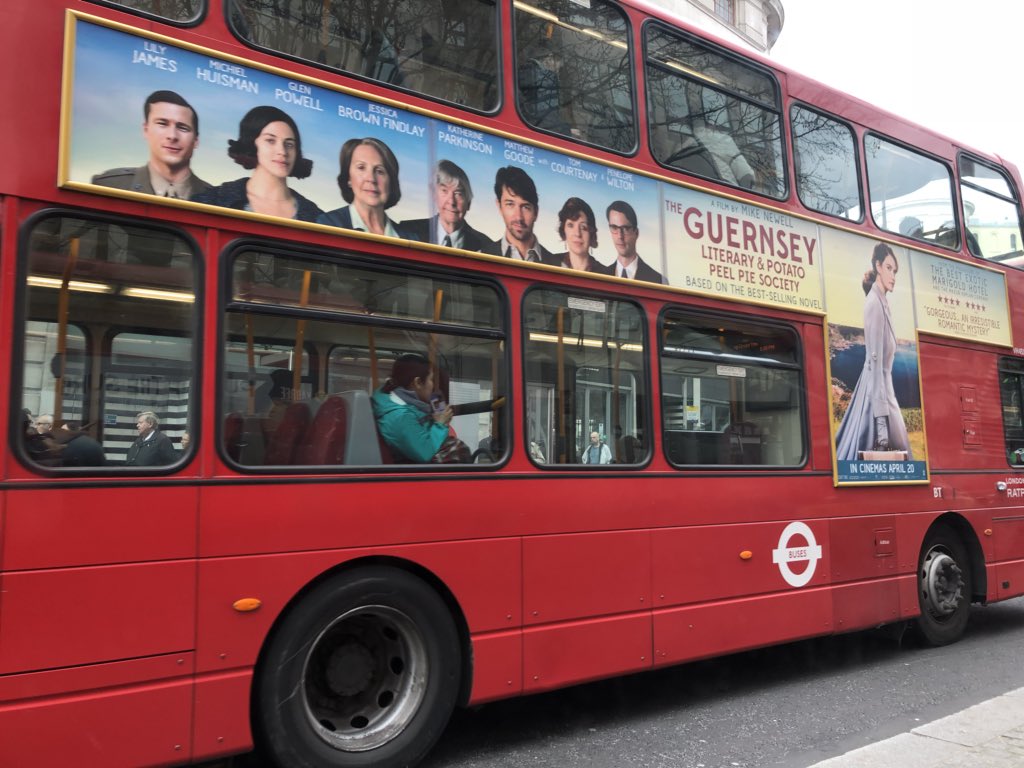 Guernsey coming down the strand and turning heads. Two days to the London world premiere <a href="/VisitGuernsey/">VisitGuernsey</a> <a href="/Govgg/">States of Guernsey</a> #potatopeel