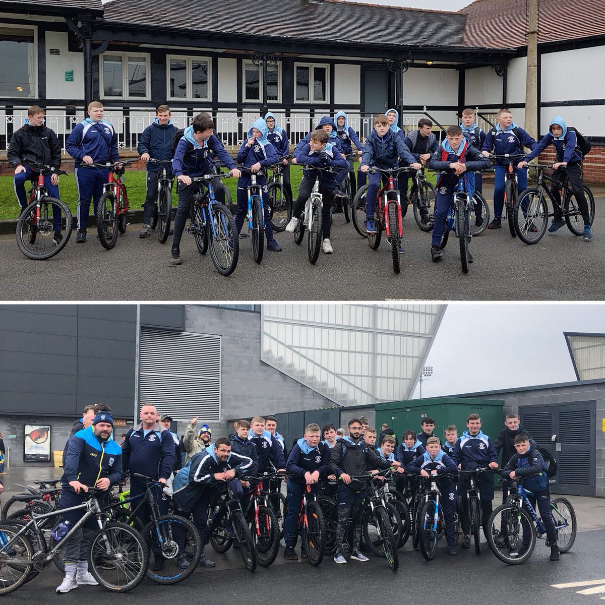 WarringtonRLFC's tweet image. 🚴A big well done to @Rylands_Sharks Under 14s who have cycled to the game today to raise funds!

👏Fantastic effort guys!