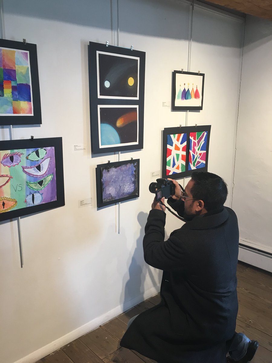 MrsHatke's tweet photo. What a great opening at the Hunterdon Art Museum! https://t.co/mW2BcmseNn