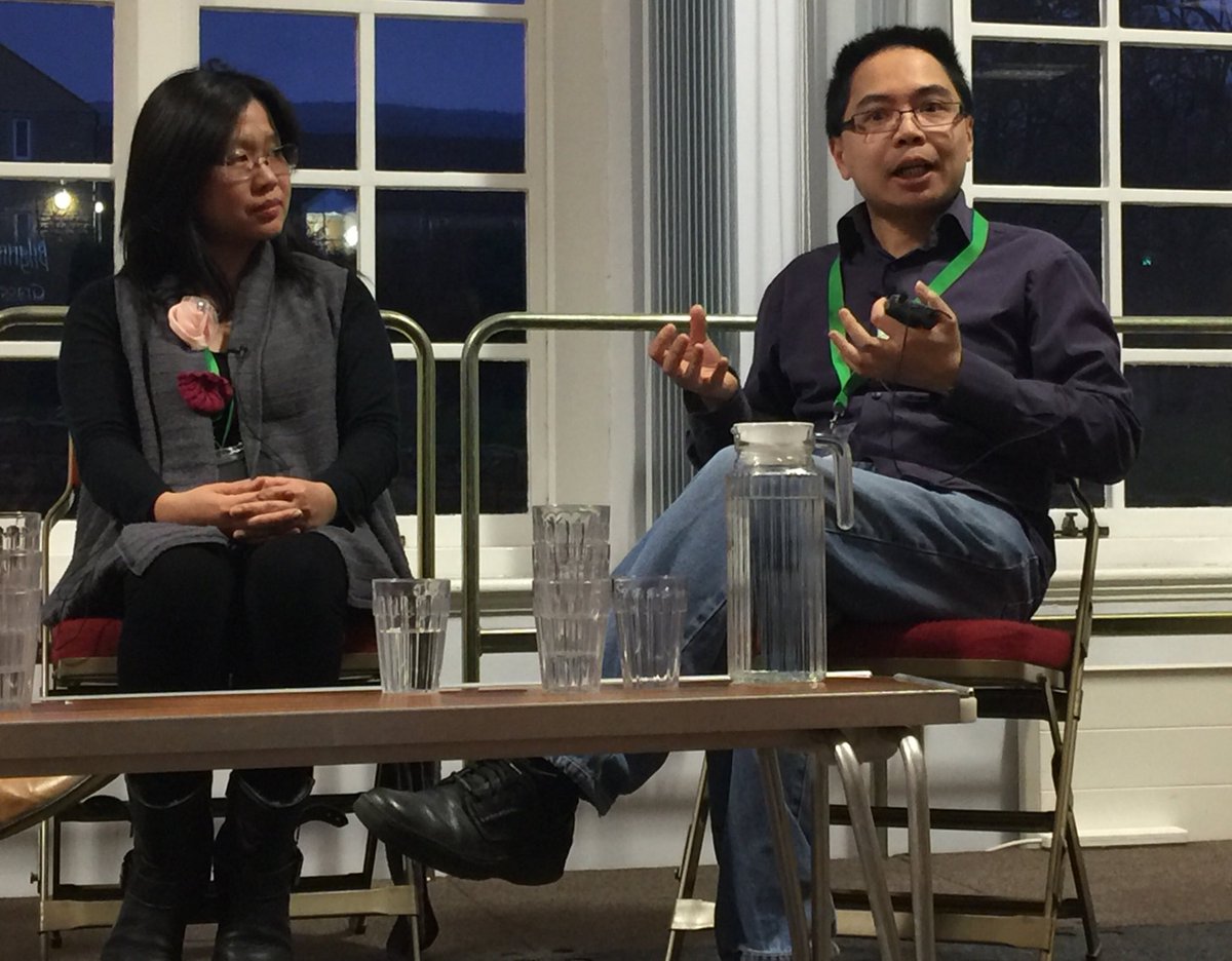 Room goes deeply silent as stories of faith, challenge and hope shared by Grace and Kevin #pilgrimage