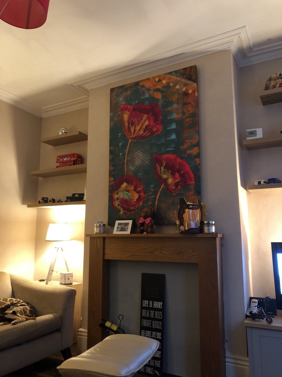 I went to work from home on 21.8.17 and finally returned today!  Still in pot but I can just about manage the stairs.  Home sweet home. ❤️