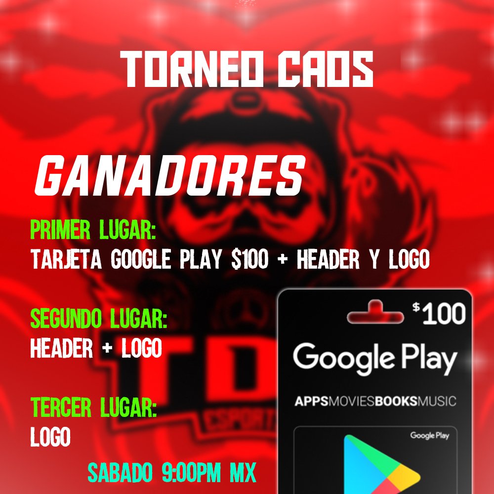 -Torneo Caos- los esperamos hoy a las 9:00pm mx #fuerzacaos 💪