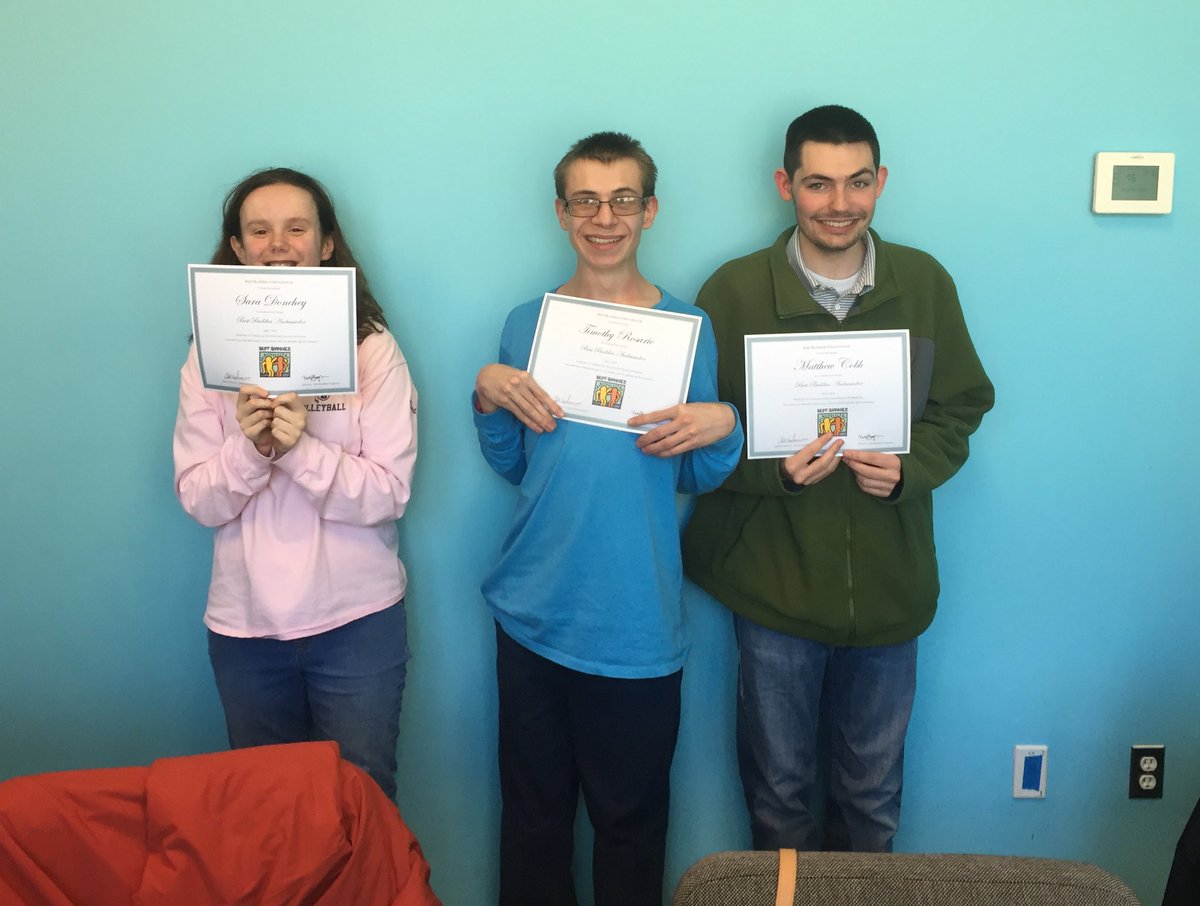 Congratulations, Sara, Tim, and Matt- our brand new Best Buddies MA ambassadors!! 🏆⭐️ #publicspeaking #selfadvocacy