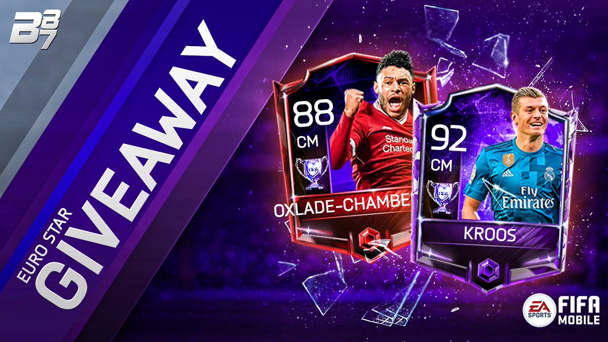 bateson87's tweet image. 🏆🏆 EURO STARS GIVEAWAY 🏆🏆
92 KROOS/ 88 CHAMBERLAIN (2 WINNERS!)

Winners picked April 16th! Massive thanks to @EAFIFAMOBILE for this! 😍

ENTER- gleam.io/zdARC/-euro-st…

#FIFAMobile
