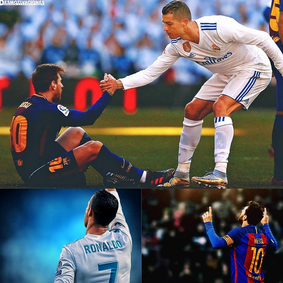 MotivacionesF's tweet photo. EL SUEÑO DE TODOS SE HARÁ REALIDAD.

Cristiano Ronaldo y Lionel Messi JUGARÁN en el mismo equipo el 18 de julio. Las leyendas de La Liga(España), se enfrentarán a las leyendas de la Premier League(Inglaterra) en el estadio Maracaná. https://t.co/y3p6bm0WTD