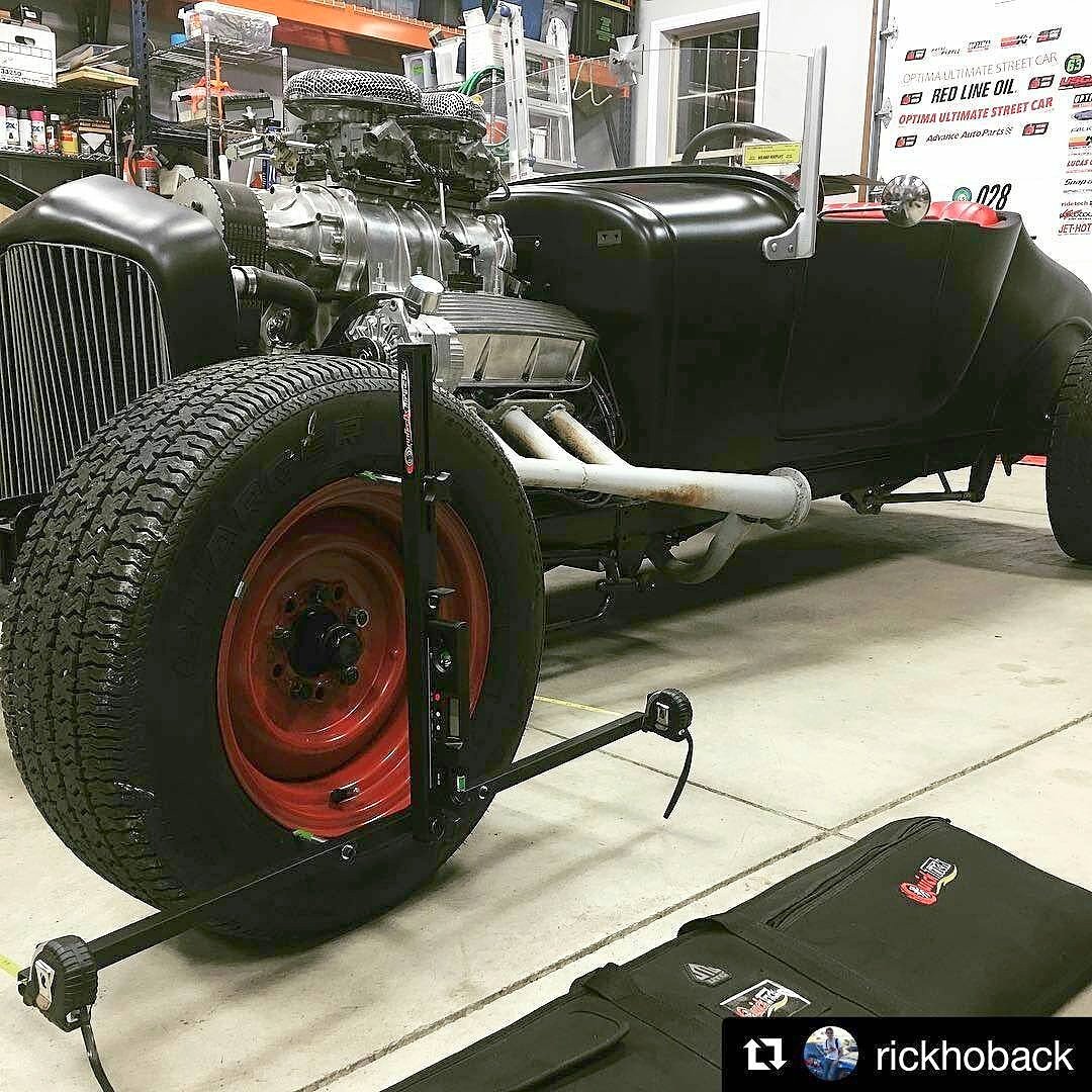 QTAlignment's tweet image. #SideshotSaturday
A bit of a throwback from Rick Hoback, getting this Ford hot rod #QuickTrickAligned
@rickhoback
Checked the #alignment. Thanks @quicktrickalignment If you work on cars, you need this inexpensive set up.