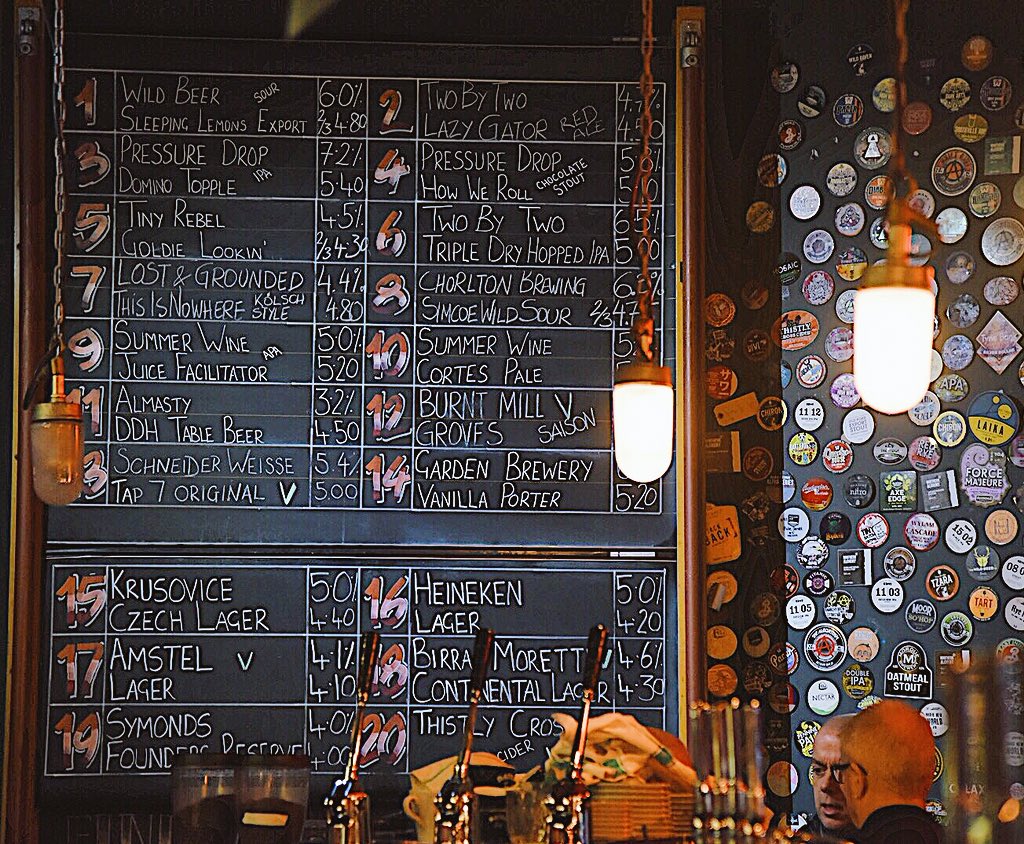 DATbarNewcastle's tweet photo. Happy #NationalBeerDay fans! We’ve curated a helluva #BoozeBoard for ya with the likes of @almastybrewingco @thegardenbrewery @pressuredropbrw @wildbeerco @swbrewing @chorltonbrew @tinyrebelbrewco @twobytwobrewing @burntmillbrewery Rejoice 🙏🏻😎 #weekendvibes #everydayisbeerday https://t.co/tTeDtsQNLQ