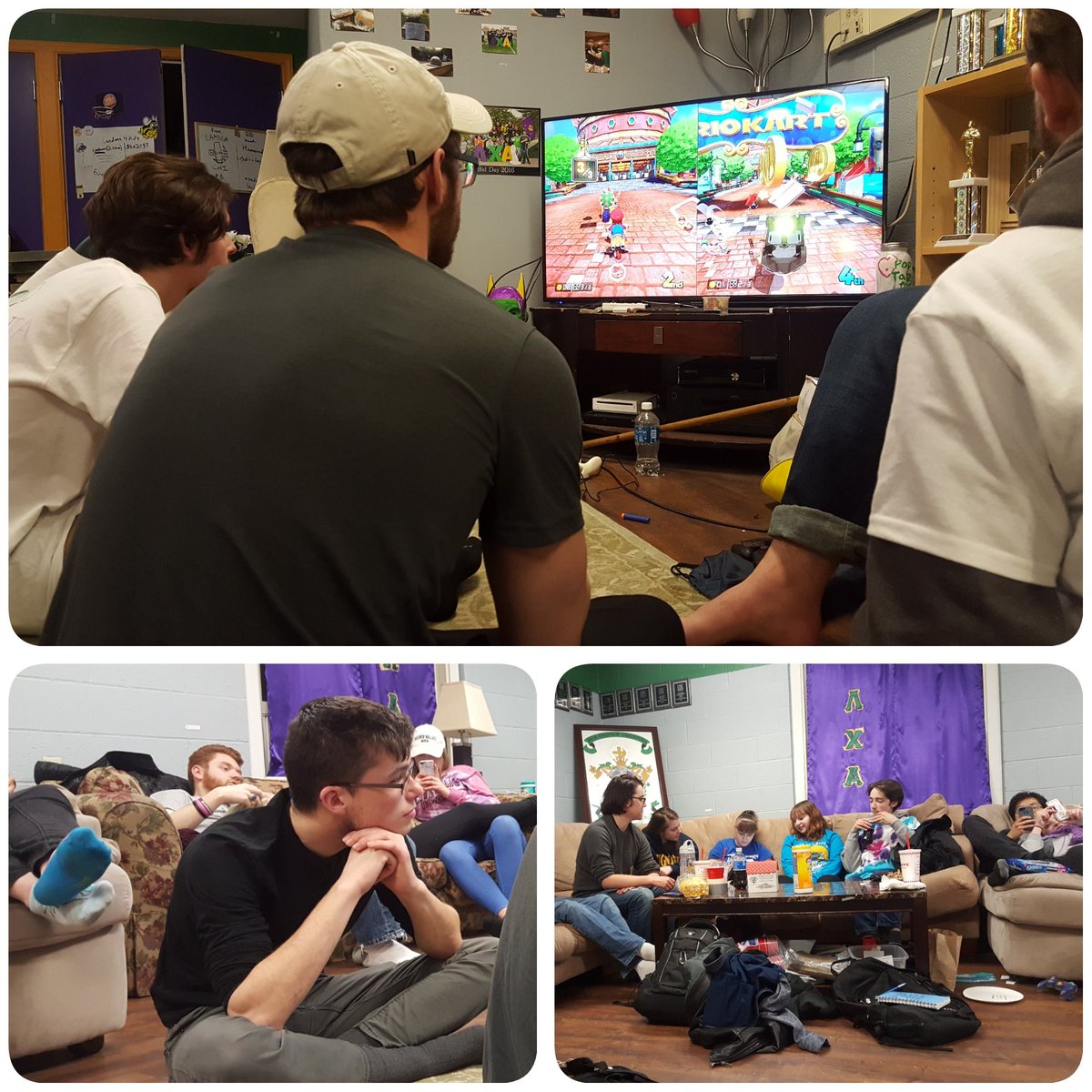 BWLambdaChi's tweet photo. A Mario Kart tournament, pick up basketball, and first in pyramid made this an April Reign to remember! πππ₯
#onepractice #rollchi #aprilreign #lambdachialpha #bwu https://t.co/kapJUk2b4l
