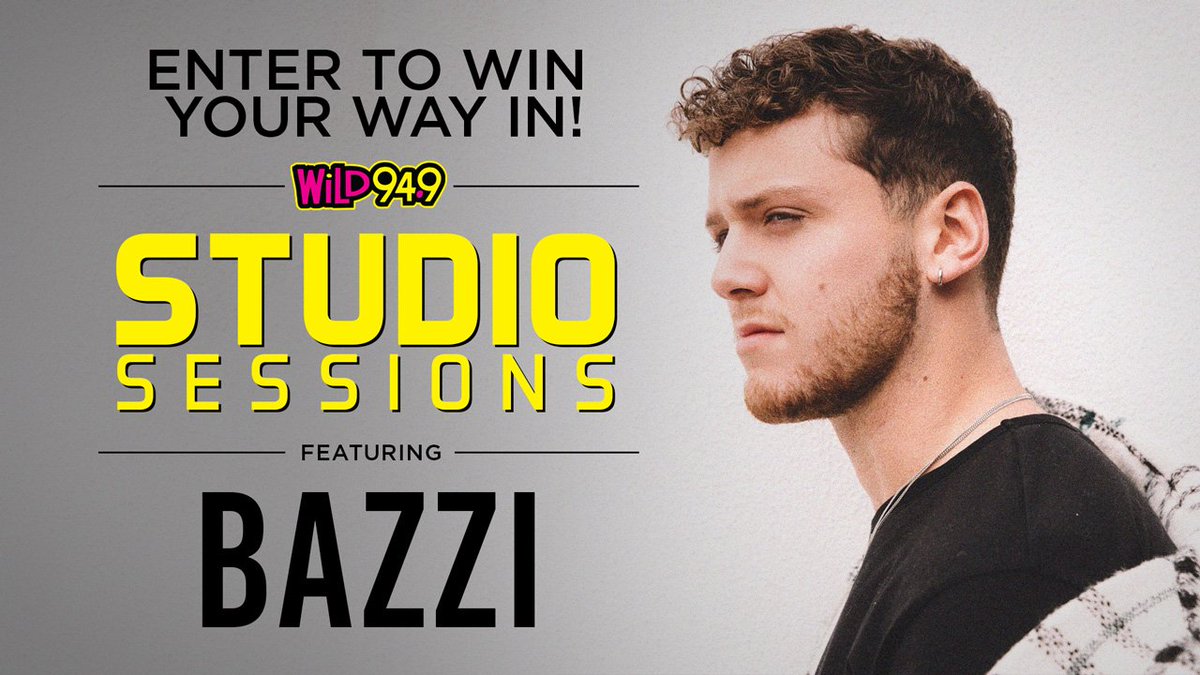 Wild949's tweet photo. Win tickets to the #WiLDStudioSessions with @bazzi! Listen for the winning word at 12p & 2p for a chance to win! https://t.co/a3nYqqD73j https://t.co/RDgsP6md47