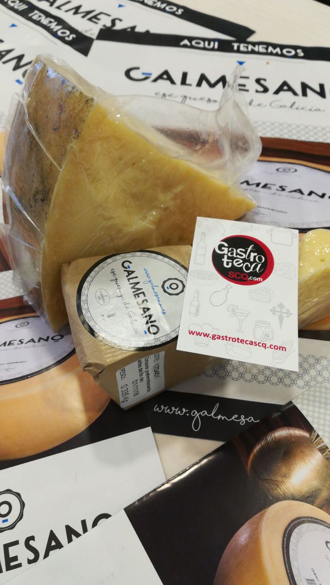 🔺Hoxe querémosvos presentar un  #queixo moi 🔝#galmesano. Delicioso 😋, natural 🐄, diferente 🏅...
na sección de productos únicos! 
🎯 Marida 👌cun bo #viño galego e tamén con cervexa Artesana.