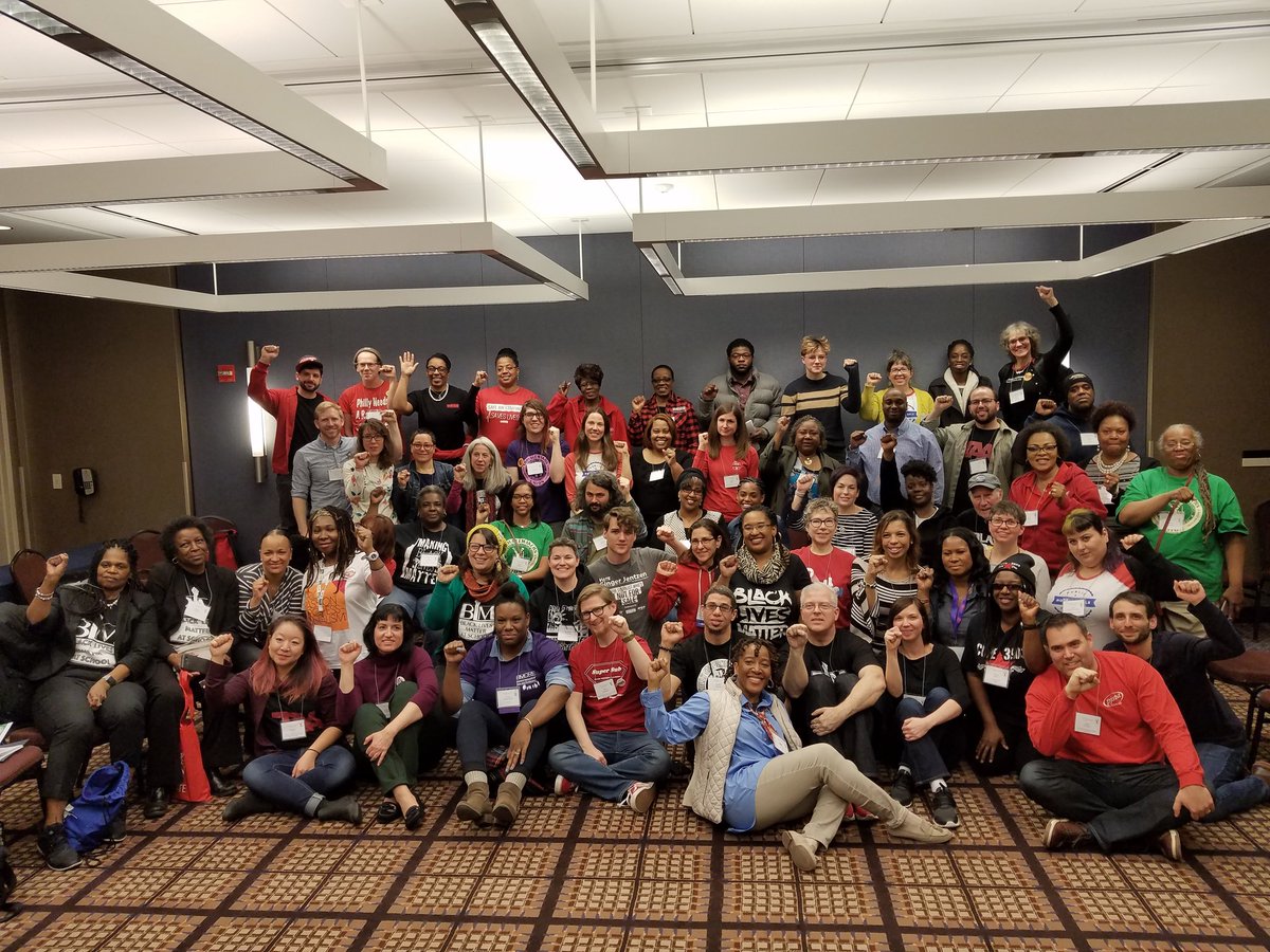 msangieb31's tweet image. .@BLMAtSchool session at Labor Notes has me so lit for BLM Week next year at my school and in my district. #LaborNotes2018 #BlackLivesMatter