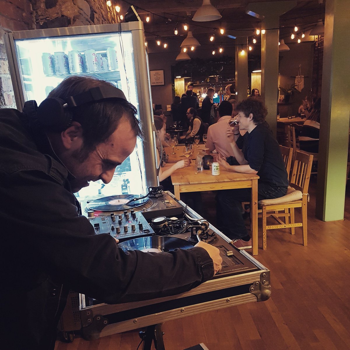 travellingsimon's tweet photo. A really cool vibe at @thebohobar at @buttonwarehouse opening night tonight with ace music being spun by @WaxSack.
#macclesfield #cheshire #bar #buttonwarehouse #macchour https://t.co/hTv9mxArV7