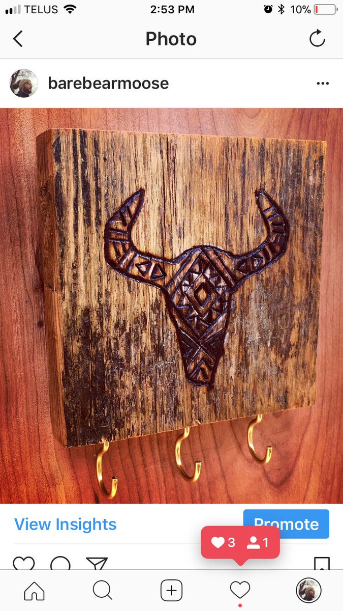 BareBearMoose's tweet photo. New holders now in! https://t.co/lBGefAE5vl
#bullskull #etsy #motherday #jewerly holder #handmade https://t.co/pKZSDU32vA